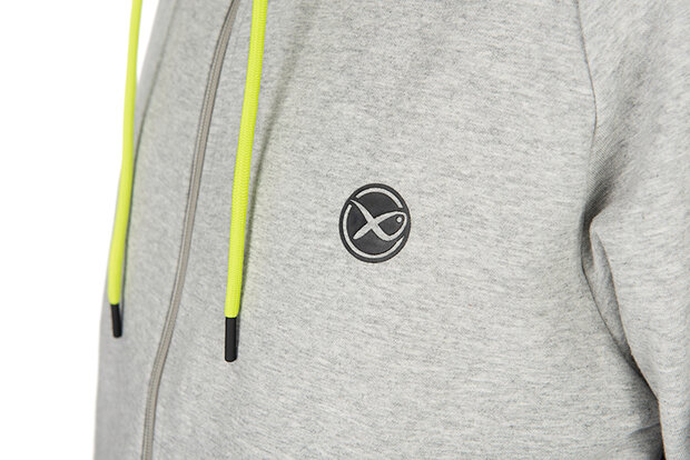 Matrix - PROMO Black Edition Full Zip Hoody Lime/Marl Grey  - Matrix