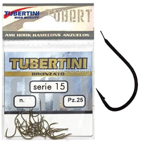 Tubertini - Haken Serie 15 Bronze Barbed - Tubertini