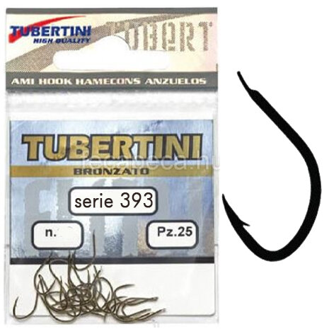 Tubertini - Haken Serie 393 Bronze Barbed - Tubertini