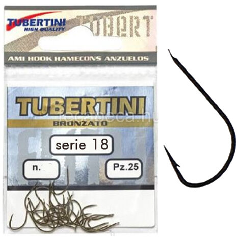 Tubertini - Haken Serie 18 Bronze Barbed - Tubertini