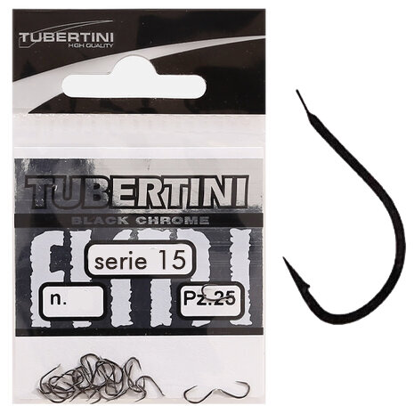 Tubertini - Haken Serie 15 Nikkel Barbed - Tubertini