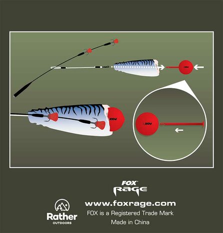 Fox Rage - Predator Bait Poppers Red Medium - Fox Rage