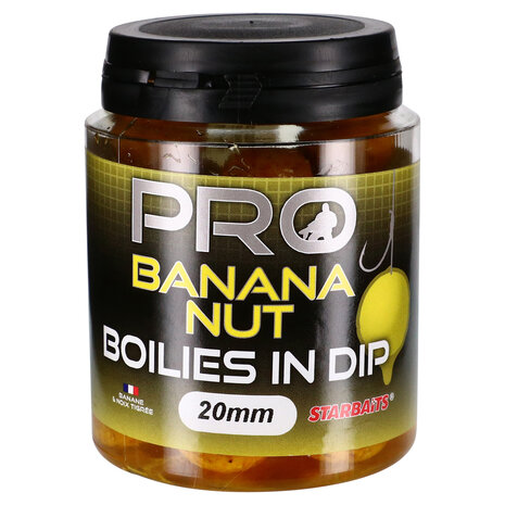 Starbaits - Boilies Pro Banana Nut Boilies in Dip 20mm - 150gr - Starbaits