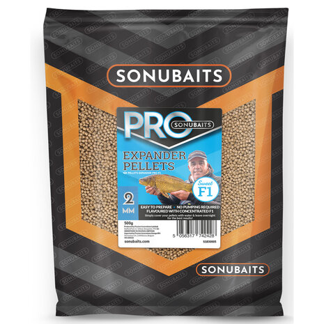 Sonubaits - F1 Pro Expander Pellets Sweet 8mm / 500gr - Sonubaits