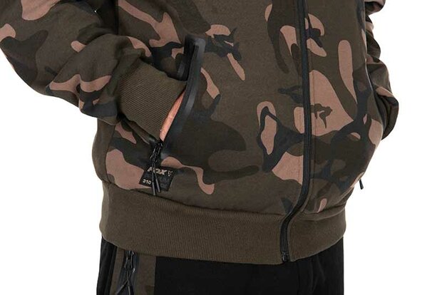 Fox Carp - Camo full zip premium 310 hoodie - Fox Carp