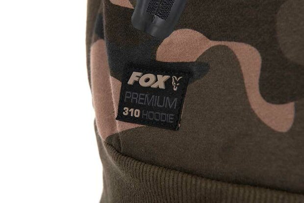 Fox Carp - Camo full zip premium 310 hoodie - Fox Carp