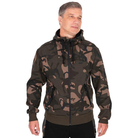 Fox Carp - Camo full zip premium 310 hoodie - Fox Carp