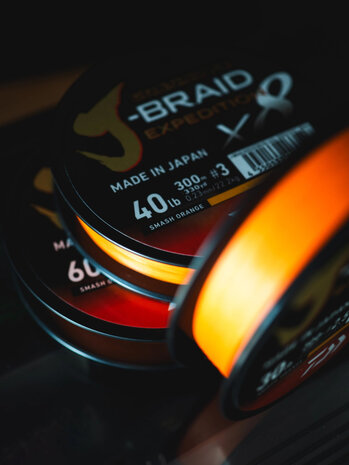 Daiwa - Lijn gevlochten J-Braid Expedition X8E Smash Orange 150m - Daiwa