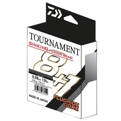 Daiwa - Lijn gevlochten Tournament Sinking Feeder Braid 135m - Daiwa