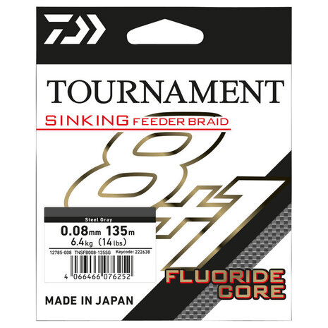 Daiwa - Lijn gevlochten Tournament Sinking Feeder Braid 135m - Daiwa