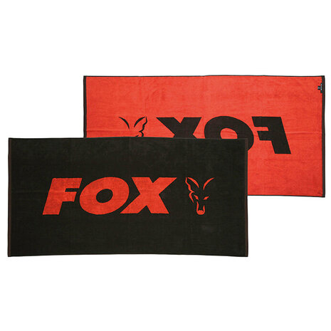 Fox Carp - PROMO Beach Towel Orange/Black - Fox Carp