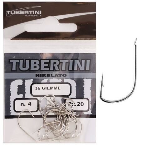 Tubertini - Haken Serie 36 Giemme Nikkel Barbed - Tubertini