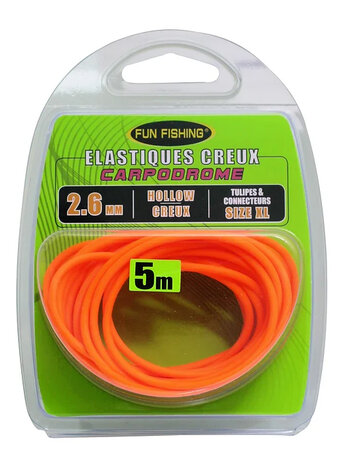 Fun Fishing - Holle elastiek Elastique creux 5m - Fun Fishing