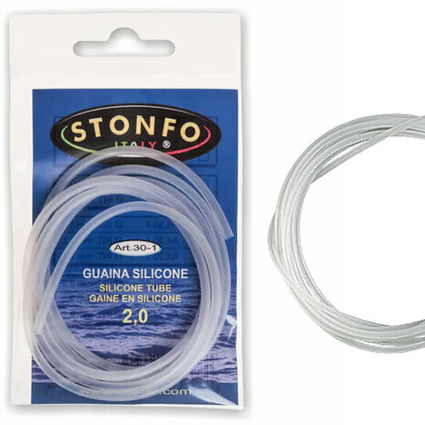 Stonfo - Clear silicon tube transparant - Stonfo