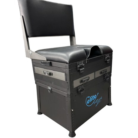  Elite - Seatbox Alu Deluxe Black With Back Support - Elite