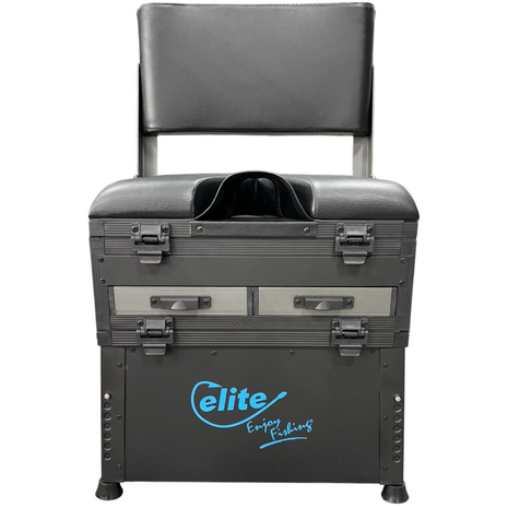  Elite - Seatbox Alu Deluxe Black With Back Support - Elite