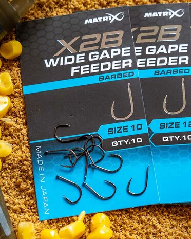 Matrix - Haken X2B Wide Gape Feeder Barbed - Matrix
