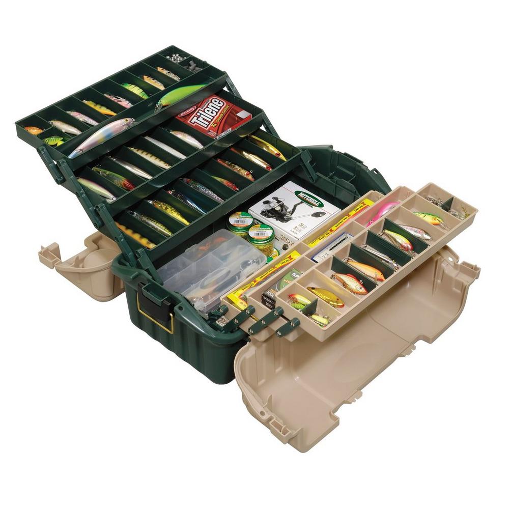 PLANO Fishing Tackle ProLatch Open-Compartment StowAway Box